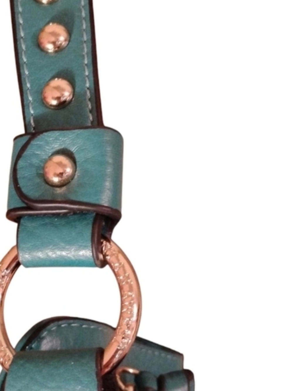 Montana West Teal Studded Shoulder Bag - Picture 10 of 15
